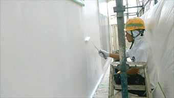 鎌倉市　外壁塗装　ナノコンポジットW４