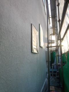 外壁塗装　下塗り　完了