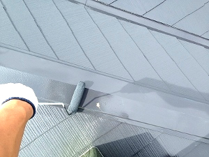 屋根スレート瓦　遮熱塗装３