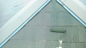 遮熱塗装　シリコン　屋根