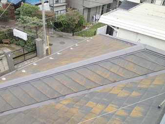 横浜市屋根塗装　工事前