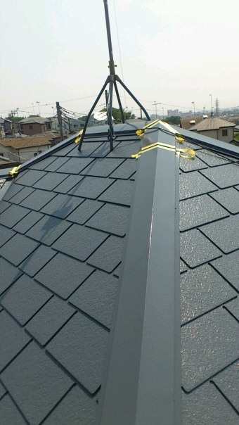 屋根塗装　止水処理