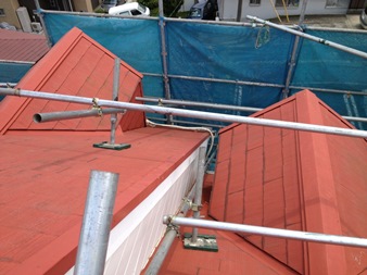 屋根専用の足場