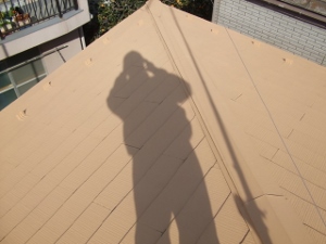 屋根塗装　上塗り④