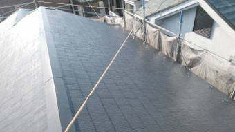 コロニアル屋根塗装　仕上げ２