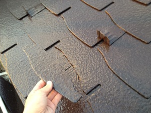 屋根塗装　ひび割れの補修
