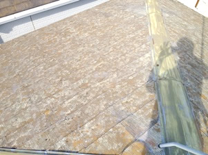 茅ヶ崎市　屋根塗装　工事前