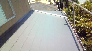 屋根塗装　仕上げ