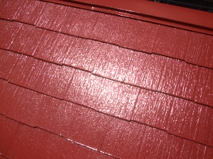屋根　パミール塗装