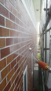 外壁サイディング　高圧洗浄