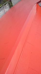 屋根　パミール中塗り４