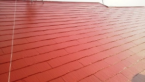 屋根　パミール　上塗り５