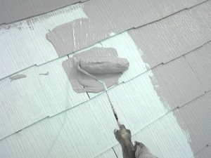 屋根　ガイナ塗装２
