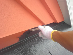 屋根塗装　シリコン４
