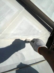 トタン屋根　ガイナ塗装６
