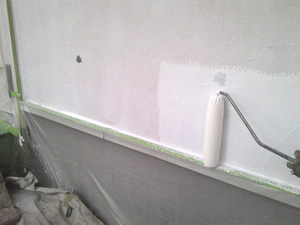 外壁塗装　補強塗り２