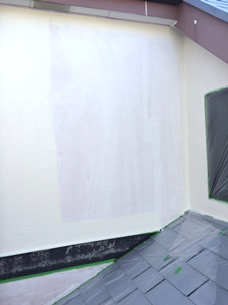 モルタル壁塗装　アートフレッシュ