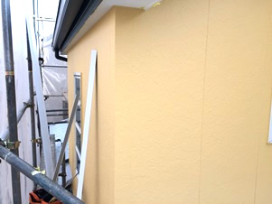 サイディング壁　塗装　板金補修