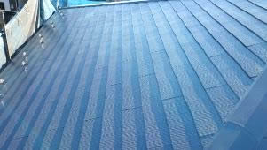 厚木市　屋根塗装　シリコン仕上がり