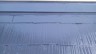 屋根遮熱塗装　スレート瓦２